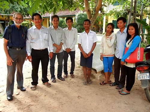 Visiting Krousar Thmey deaf school